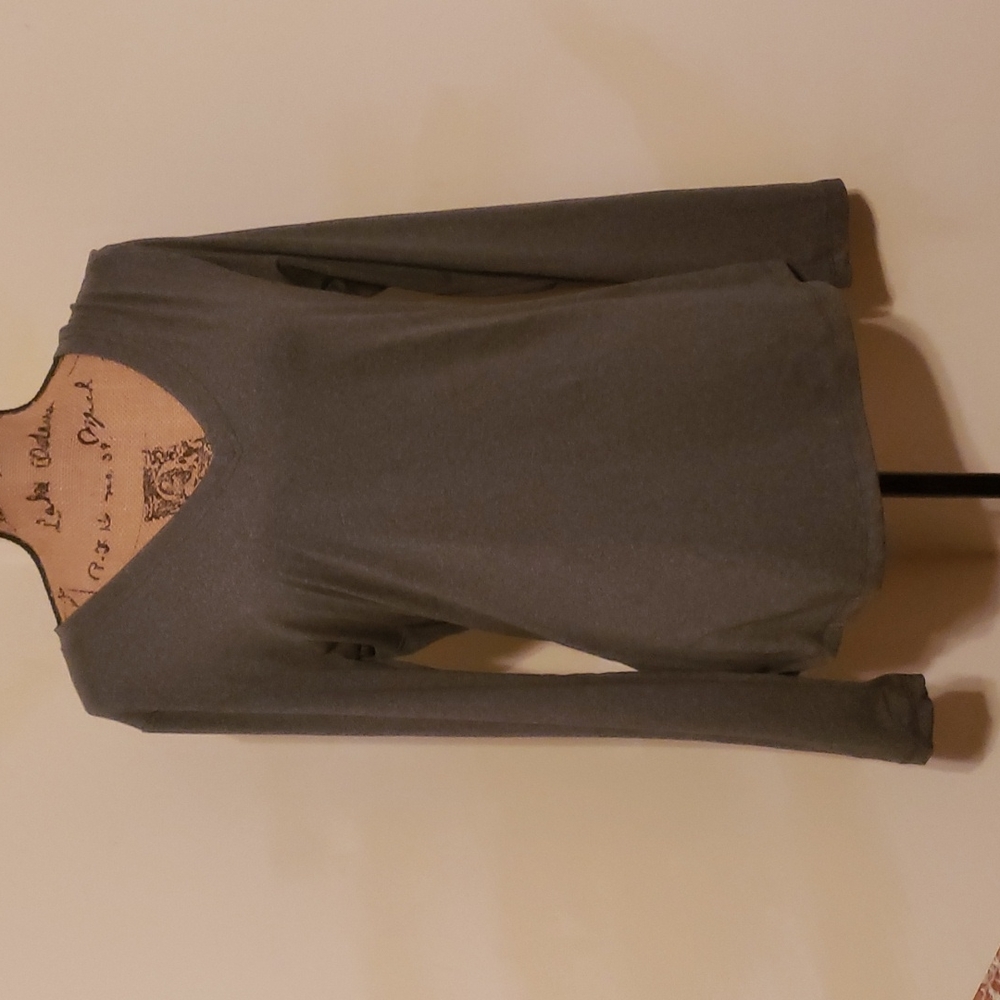 Gray Athliesure top.